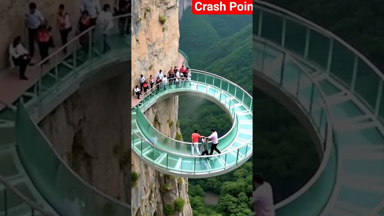 Glass Walkway Tragedy – Tourists Plunge Into the Valley