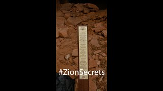 Secret Tunnel in ZionNP