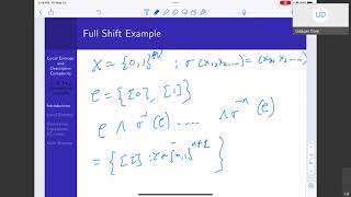 13/05/2022 - Udayan Darji, Descriptive complexity and local entropy