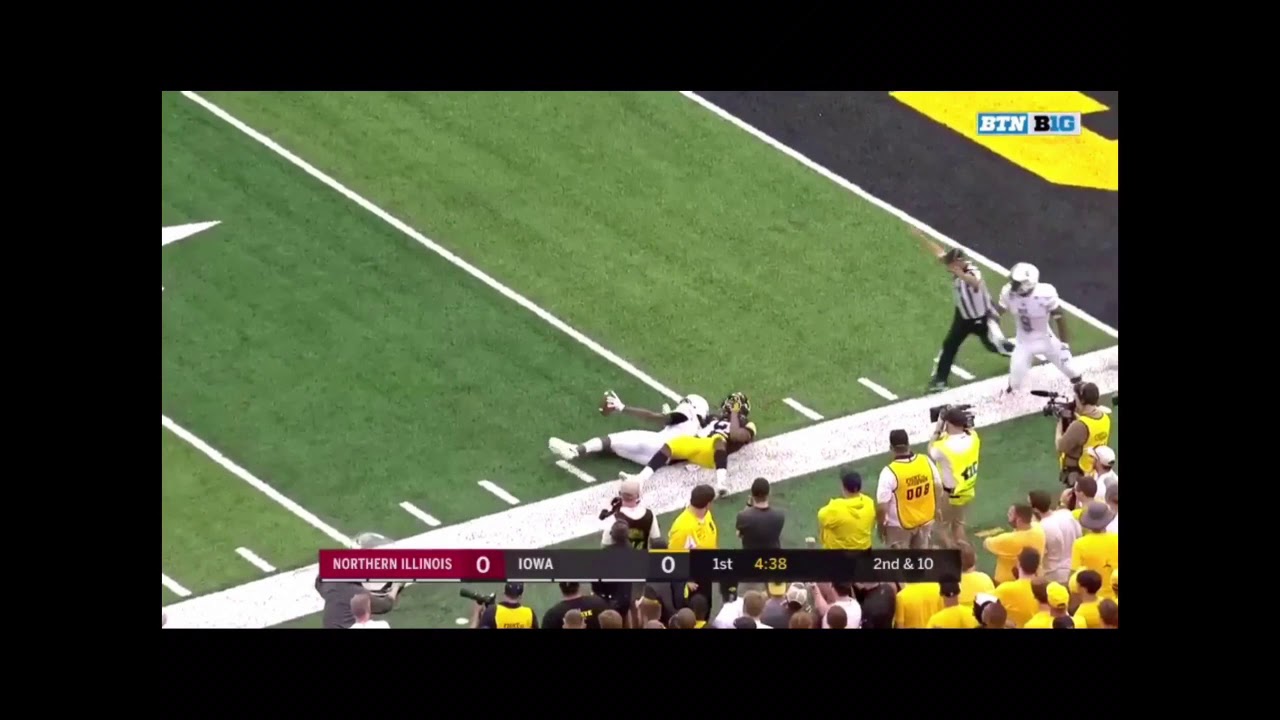 Iowa Hawkeyes Brandon Smith 1st Half v Northern Illinois 2018