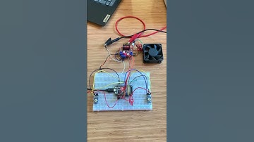 FAN Speed control with ESP32 using 2  MLX Sensors #electronics #technology