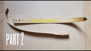 Making recurve bow limbs