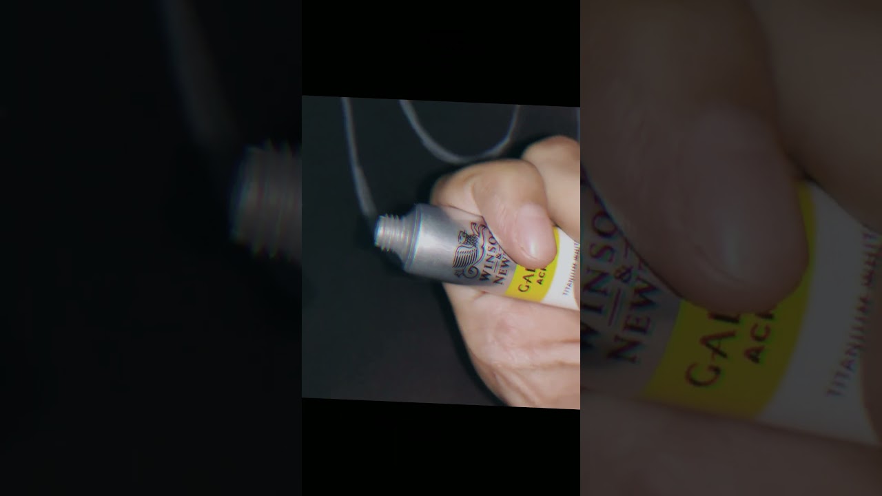 Amazon Logo Made by Winsor & Newton Acrylic Paints | Acrylic Painting | Amazon Logo