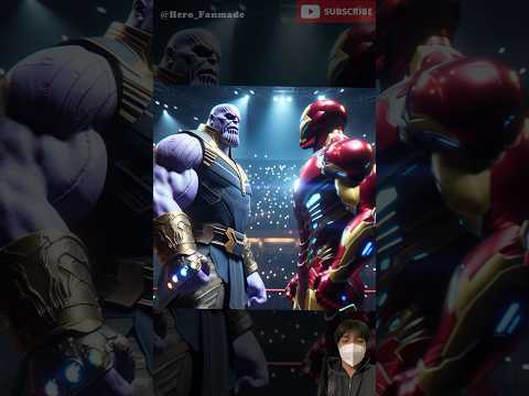Ironman vs Thanos #edit #marvel #avengers #trendingshorts #youtubeshorts #mcu #ironman #ai