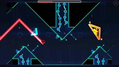 Geometry Dash  (World) level Distant 2/3 user coins!