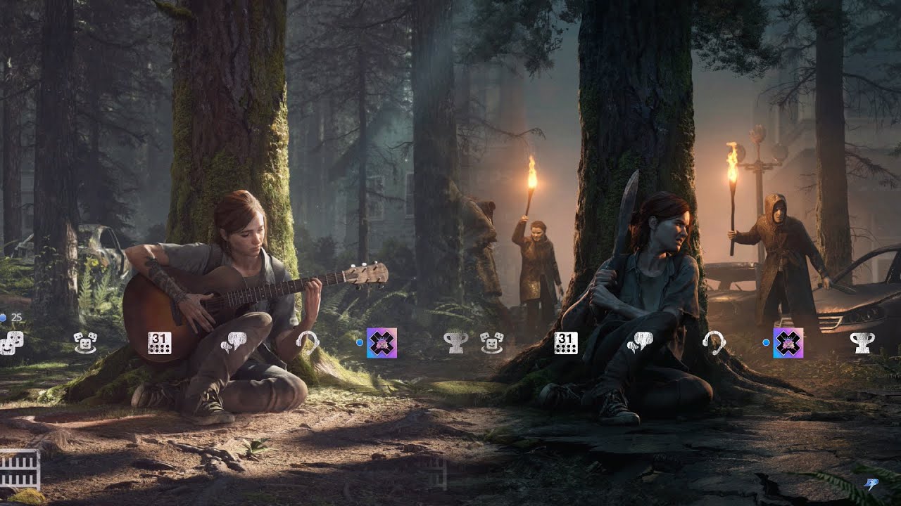 The Last Of Us Part 2 Duality - Dynamic PS4 Theme (Night/Daytime) - YouTube
