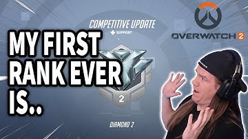 FINALLY GOT MY FIRST EVER RANK IN OVERWATCH!! (overwatch 2)