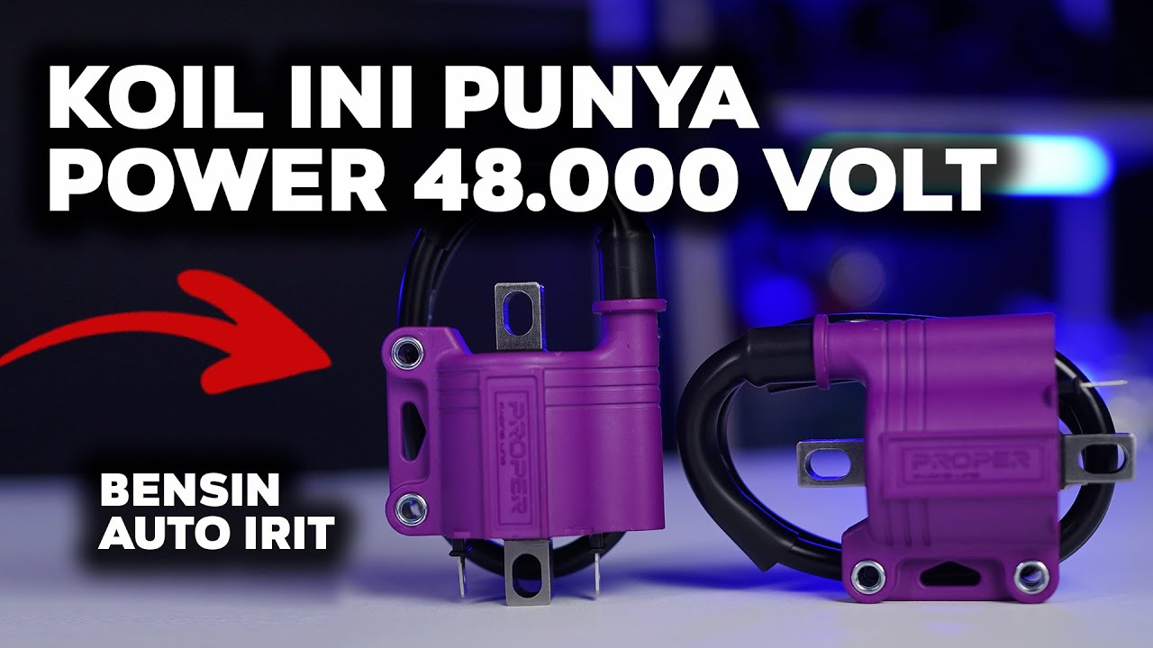 PASANG KOIL 48.000 VOLT DI VARIO KARBU PAKAI PROPER RACING LINE 💯