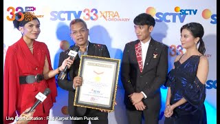Wooho!!! SCTV raih pencapaian baru, atas Rekor MURI: Live 33 Jam dengan Platform Digital Terbanyak 🔥