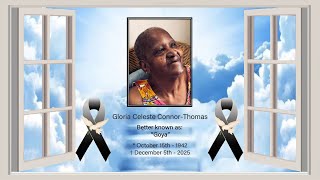 Funeral of Mrs Gloria Celeste Connor Thomas.