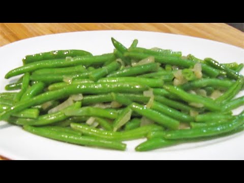 Vidéo: Recette de haricots verts surgelés