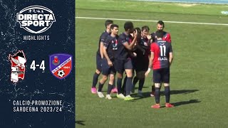 Promozione Girone B - Tuttavista Galtellì - Usinese 4-4 (Highlights)