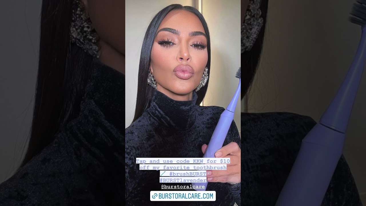 Kim Kardashian’s obsession with electronic toothbrush kimkardashian