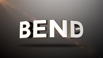 How to bend 3D Text in Element 3D
