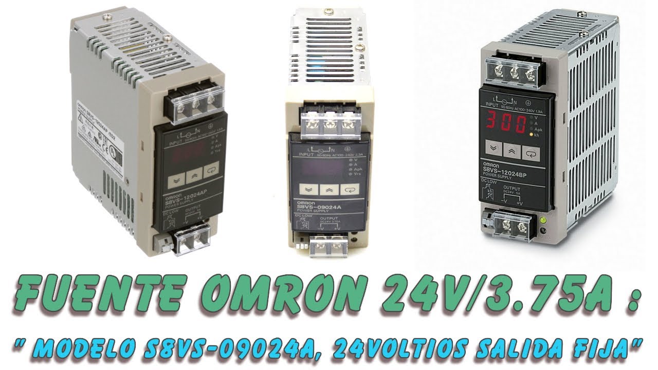 Omron S8VS-09024A power supply, 24V/3.75A: What is its ripple
