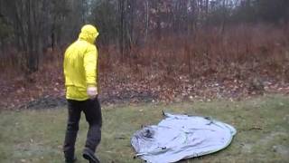 Setting Up The Golite Eden 2 In Rain Wind