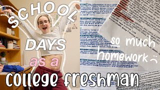 SCHOOL DAYS as a COLLEGE FRESHMAN *i'm so tired* by Macy Greer 245 views 3 months ago 12 minutes, 35 seconds