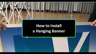 How to Install a Hanging Banner | Stepbystep Tutorial | CFMEfficient Visual Solution