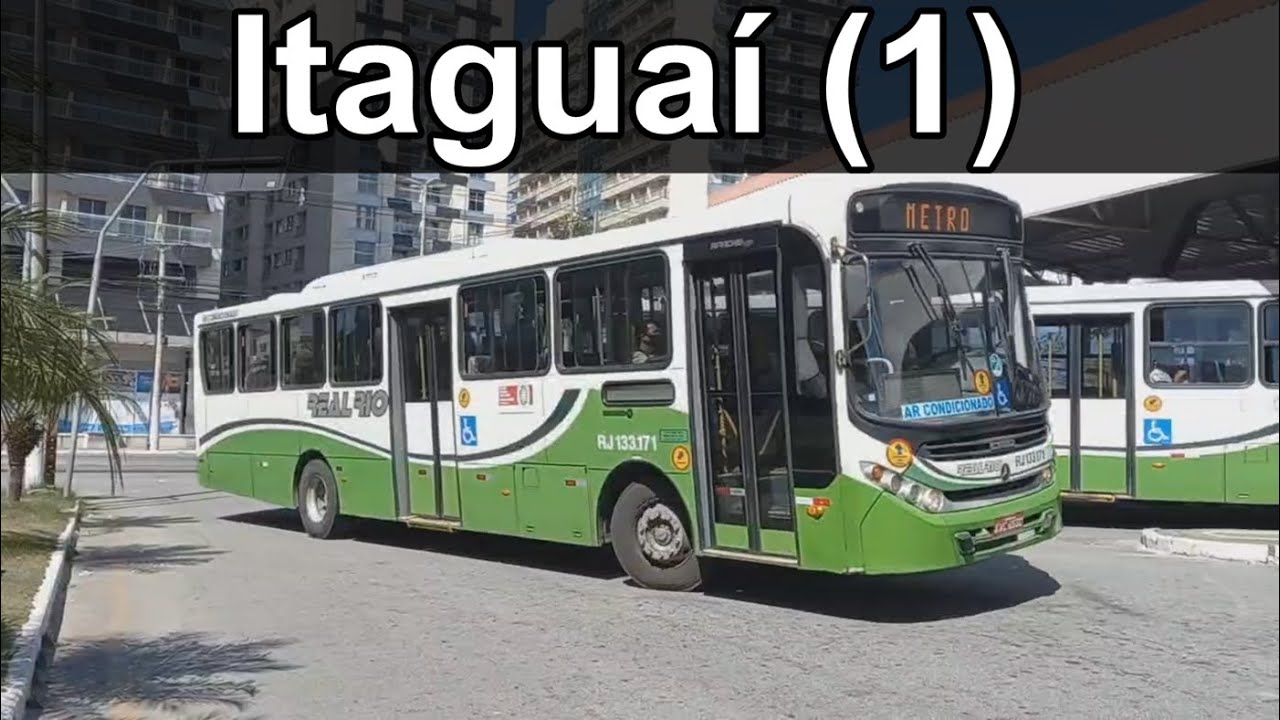 Itaguaí - Movimentação de ônibus urbanos no Rio de Janeiro (Parte 1)