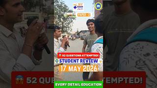 JEE Advanced 2026 Paper 2 Review 😱 52 Questions Attempted! Maths Was Lengthy | Student Reaction