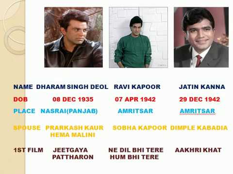 dharmendra rajesh khanna