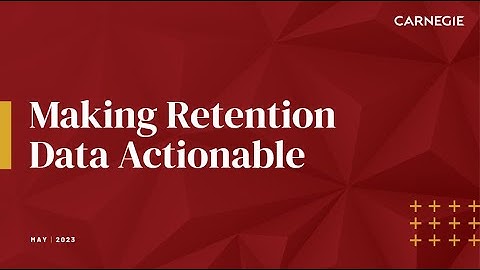 Making Retention Data Actionable
