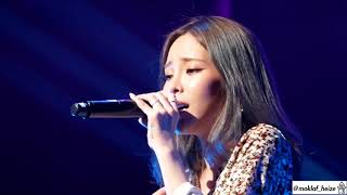 171208 구리 헤이즈 X 자이언티 콘서트 헤이즈 (Heize) - 돌아오지마 직캠 by 목라프