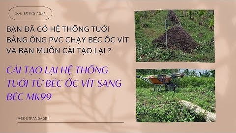 Thay hệ thống tưới | béc ốc vít sang béc MK99 | Giúp ta giảm chi phí | ( Phần 1 )