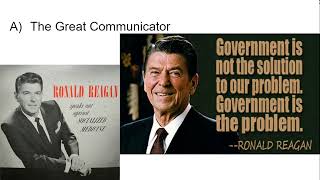 APUSH - Lesson 9-1: The Reagan Revolution