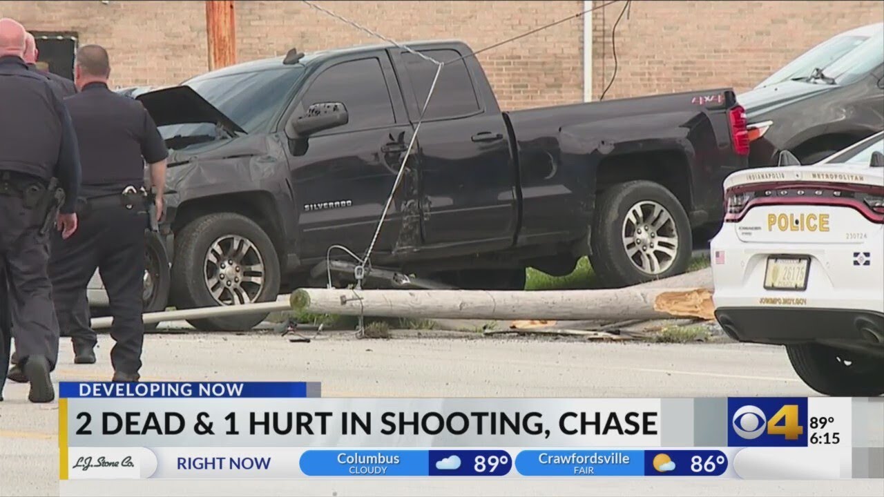 2 dead, 1 injured after shooting that led to a high-speed pursuit - YouTube