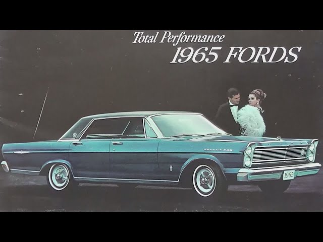 旧車カタログ FORD フォード 1965年 - YouTube