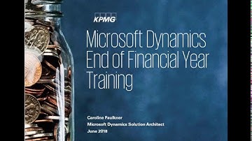 Microsoft Dynamics NAV End of Financial Year Training