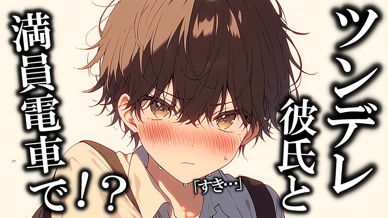 【女性向け】ツンデレ彼氏が満員電車で体をくっつけてキスをねだってきた。　【ASMR】　【シチュエーションボイス】