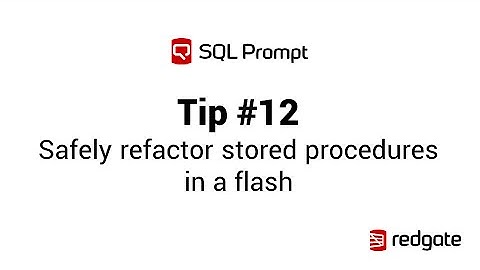 SQL Prompt - encapsulate as new stored procedure