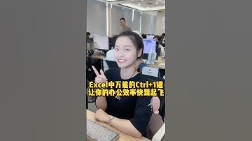 万能的Ctrl+1快捷键，让你办公效率快到飞起#办公技巧 #Excel #干货分享