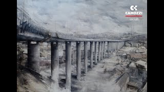 Il Gruppo Camozzi dona al Quirinale un dipinto raffigurante il nuovo ponte di Genova