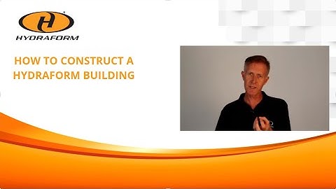 How to Construct a Hydraform Building
