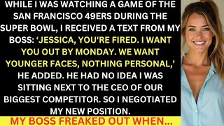 Got Fired Via Text During The Super Bowl, But I Was Sitting Next To The CEO Of Our Biggest Competito