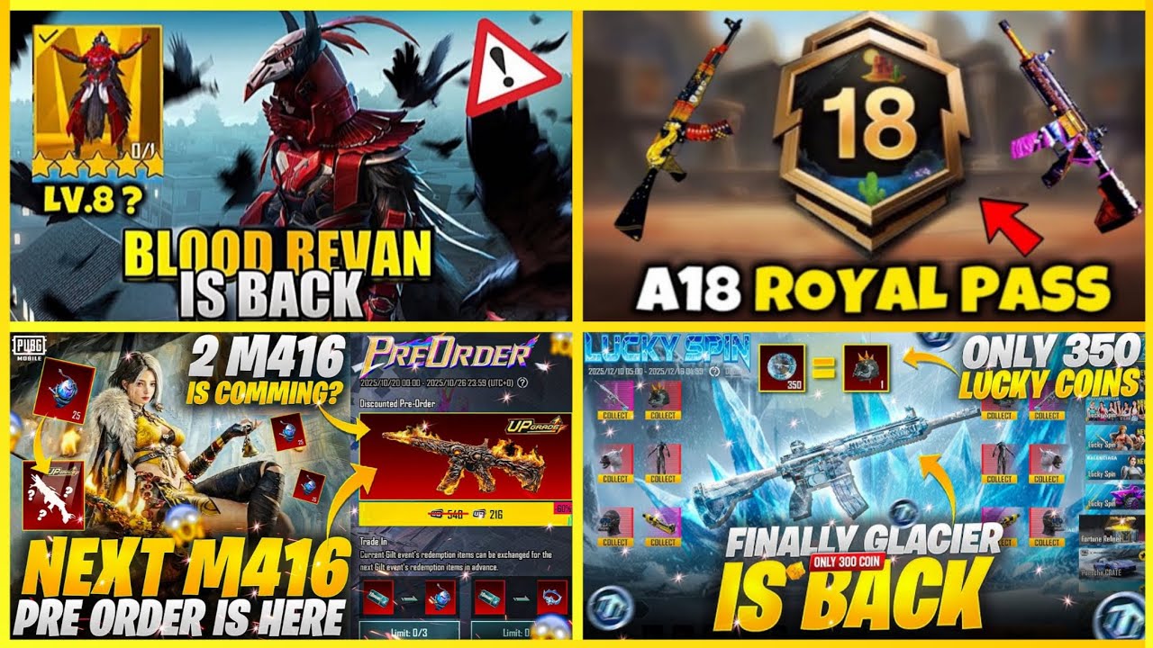 🥶 M416 GLACIER SWITCH ANIMATION | NEW M416 HIT EFFECT | A18 ROYAL PASS IS HERE | NEW X-SUIT|PUBGM