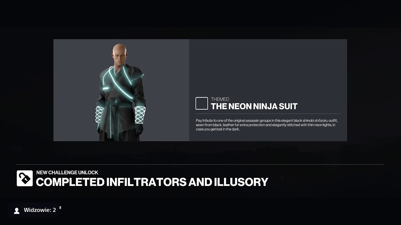 [PS5] HITMAN III - Unlocking The Neon Ninja Suit