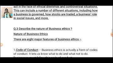 M.com pure 1st sem|Business ethics and corporate Governance|Unit 1|Lec 1|