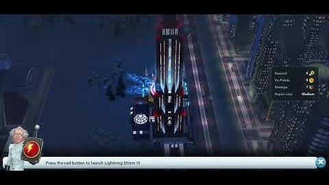 Sim City Build It. Launching Lightning Storm 3 Disaster.