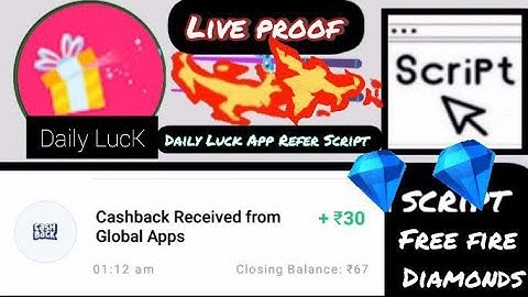 💥 Daily Luck App Coin Adder Script || Daily Luck App Refer Bypass Script || Earn Unlimited Diamond💥
