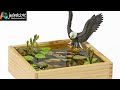 Eagle Hunting Fish Diorama / RESIN ART