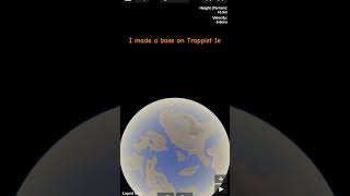 I made a base on Trappist 1e #space #planet #spaceflightsimulator #sfs