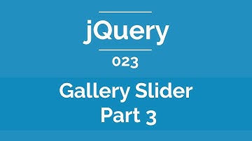 Arabic jQuery Practical Course #023 - Gallery Slider With Thumbnails Part 3