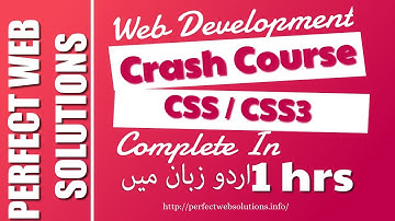 [Part 02] Web Development Tutorial for Beginners in Urdu 2017: Complete CSS Crash Course in Hindi