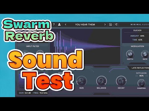 ⚡️Minimal Audio Swarm Reverb⚡️リッチなクリエイティブリバーブ!