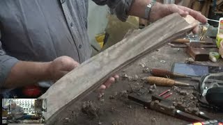 Shaping 22 String Harp Pillar for Carving Insert.