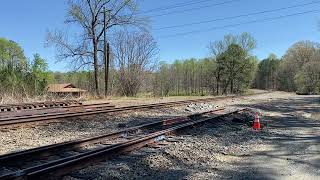 NS - 65D passing University, NC headed west - 3/28/26